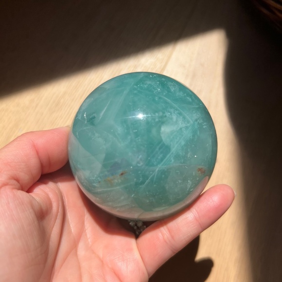 Green fluorite (ad) sphere | crystal - Picture 4 of 13